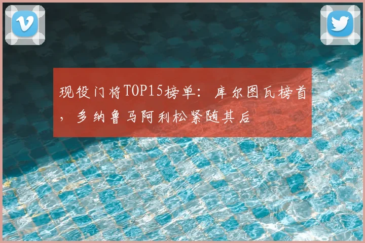 现役门将TOP15榜单：库尔图瓦榜首，多纳鲁马阿利松紧随其后